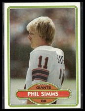 Phil Simms 1980 Topps #225 Rookie RC