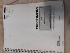 Original Tektronix Service Manual for 212 Oscilloscope