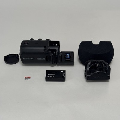 Zoom Q8n-4K Handy Video Recorder W/256gb SD & Windscreen Tested - No Charger