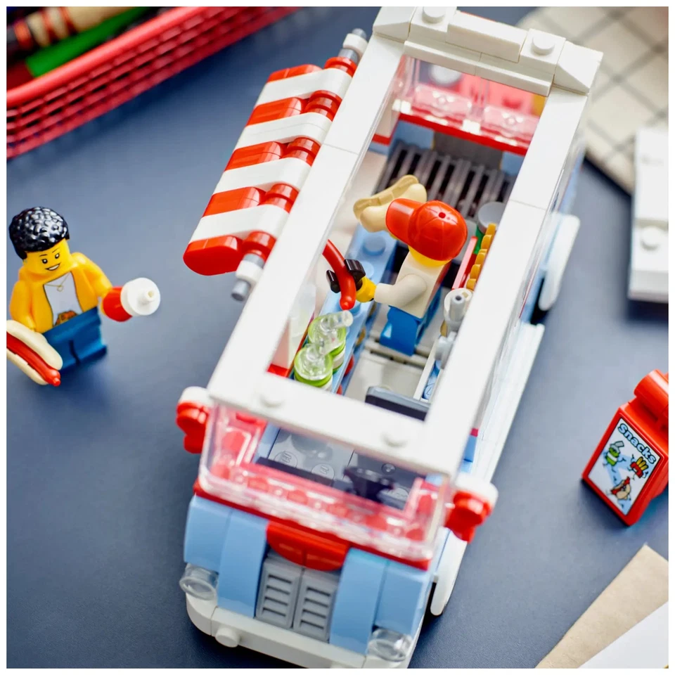 Conjuntos de ícones LEGO: 40681 food truck retrô NOVO - Imagem 4 de 4