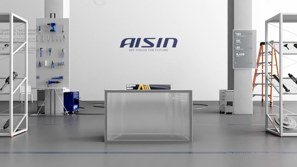 AISIN Qty(2) Rear Trunk Lift Supports Shock Struts for Nissan