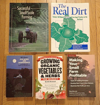 LOT - Organic Farming Books - Good-VG condition
