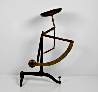 1920's Vintage Postal Scale Brass Metal Letter Counterbalance Weigh Pendulum #JK