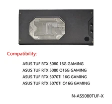Granzon GPU Water Block For ASUS TUF RTX 5080 O18G GAMING/TUF 5070TI GAMING