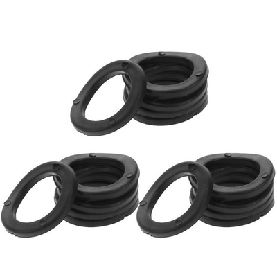 #ad 15 Pcs Lever Rubber Ring Barbell Anti slip Washers Dumbbell Stabilizers $14.52