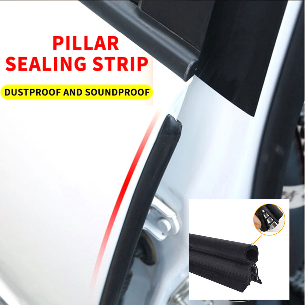 10ft U Shape Rubber Seal Car Door Guard Edge Molding Trim Protecto Strip Black L