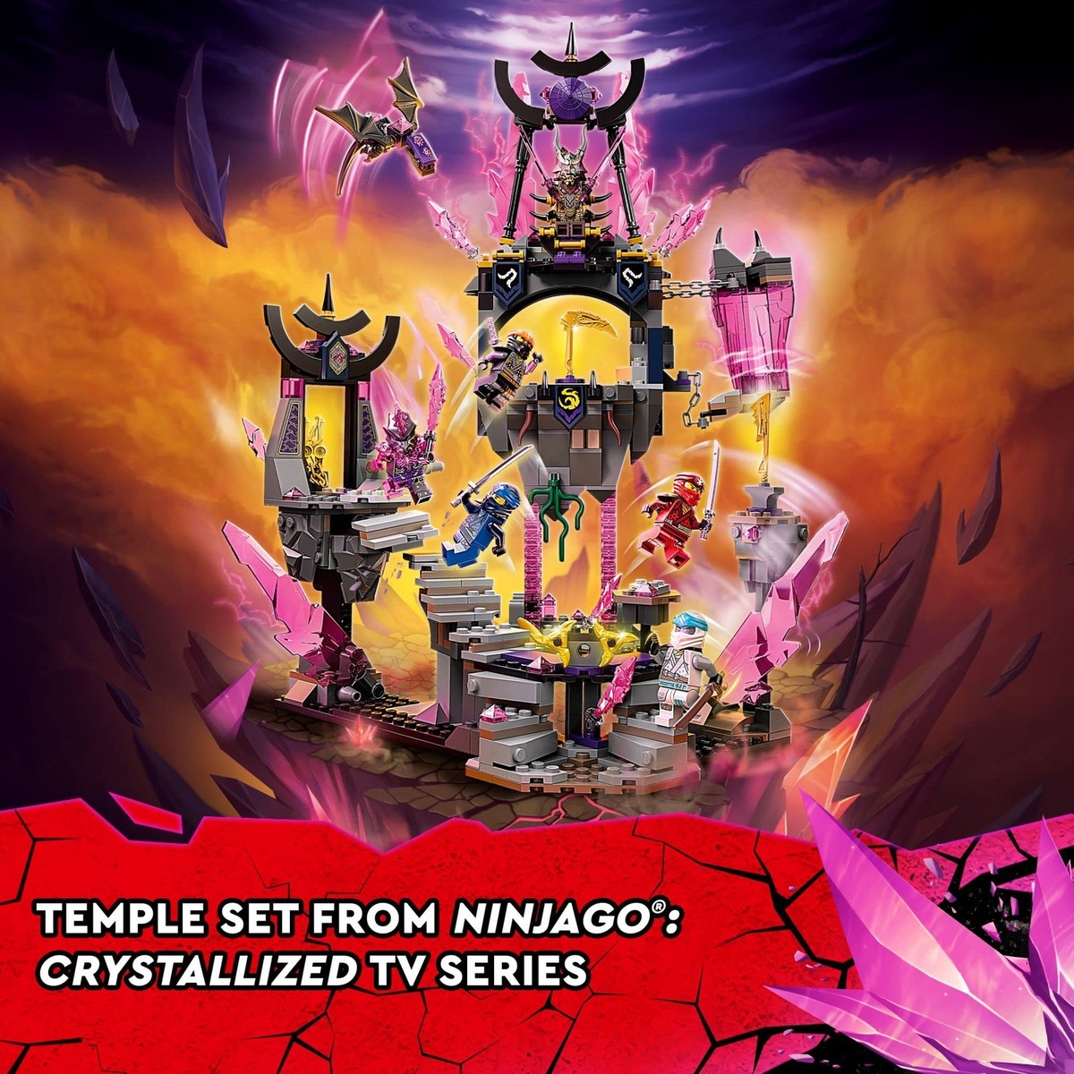 LEGO NINJAGO The Crystal King Temple Action Playset, 71771