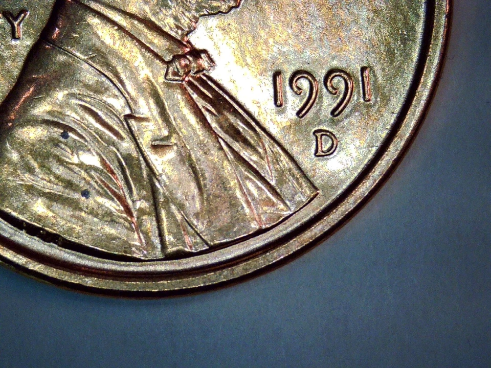 1991d Red BU Lincoln Penny Major DDR Errors reference FS-801 Cherrypickers Guide - Image 4 of 4