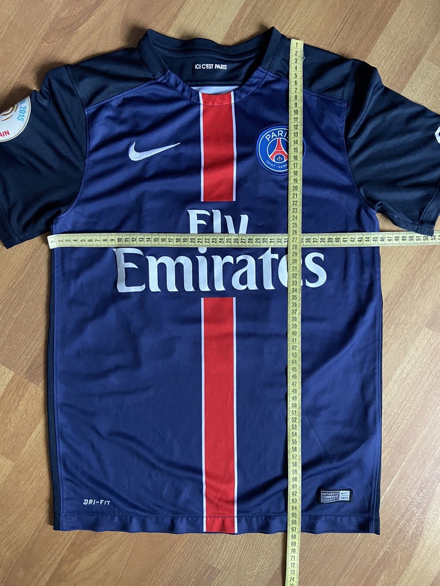 PARIS SAINT GERMAIN 2015 2016 HOME FOOTBALL SHIRT SOCCER JERSEY