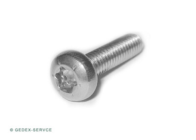 Linsenkopfschrauben DIN 7985 TORX M2,5x3 bis M2,5x30 EDELSTAHL A2 TX8 ISO 14583