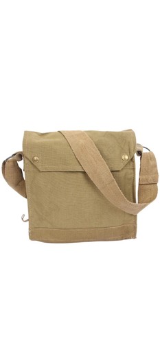 Indiana Jones Tote Bag Mk VII WWII Gas Mask Bag Satchel Reproduction With Strap - Picture 6 of 12