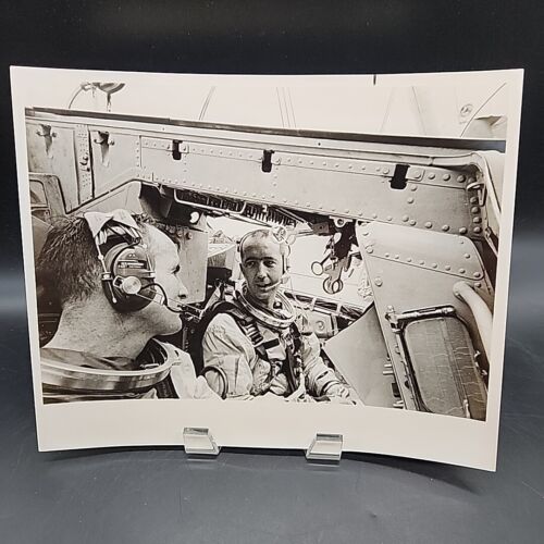 1965 Press Photo NASA Gemini 4 Astronauts J McDivitt & E White During Training