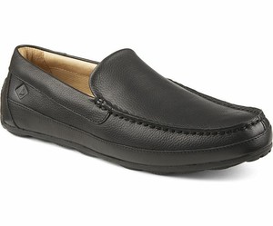 black sperry shoes mens