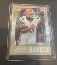 2012 Panini Prizm Josh Gordon (Right Arm Flexed) #250.1 Rookie RC Zxbx