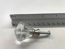 CLEAR KNOB PULLS LOT OF 15