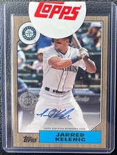 JARRED  KELENIC 2022 Topps Series (1)   1987 Topps Gold Auto REDEEMED #01/50