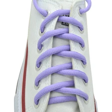 Oval Sneakers Shoelaces "Lavender" 45" Athletic Shoelaces 1,2,4,6.12 Pairs