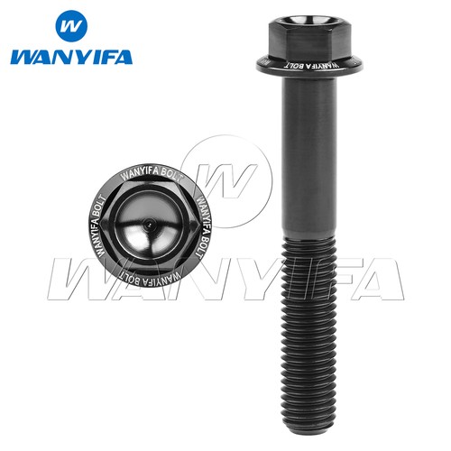 Perno de titanio M7x10 15 20 25 30 35 40 45 50 mm brida cabeza hexagonal tornillo Ti sujetador - Imagen 12 de 12