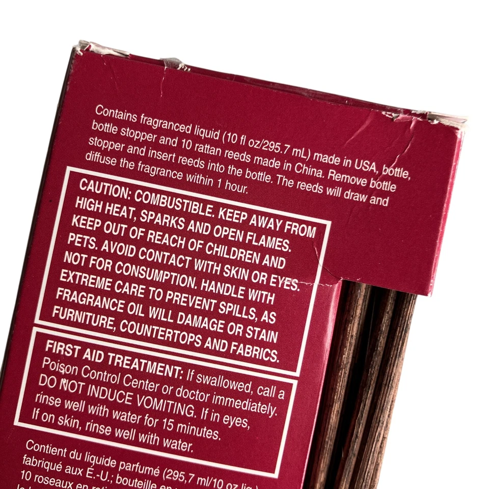 New Pier 1 Imports Blackberry Sangria Reed Diffuser Box Set 10 oz Fragrance Rare - Image 4 of 4