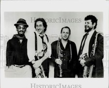 1989 Press Photo Lenny Pickett and the Borneo Horns - srp27595