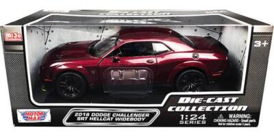 2018 Dodge Challenger SRT Hellcat Widebody Burgundy Metallic Die-Cast Collection
