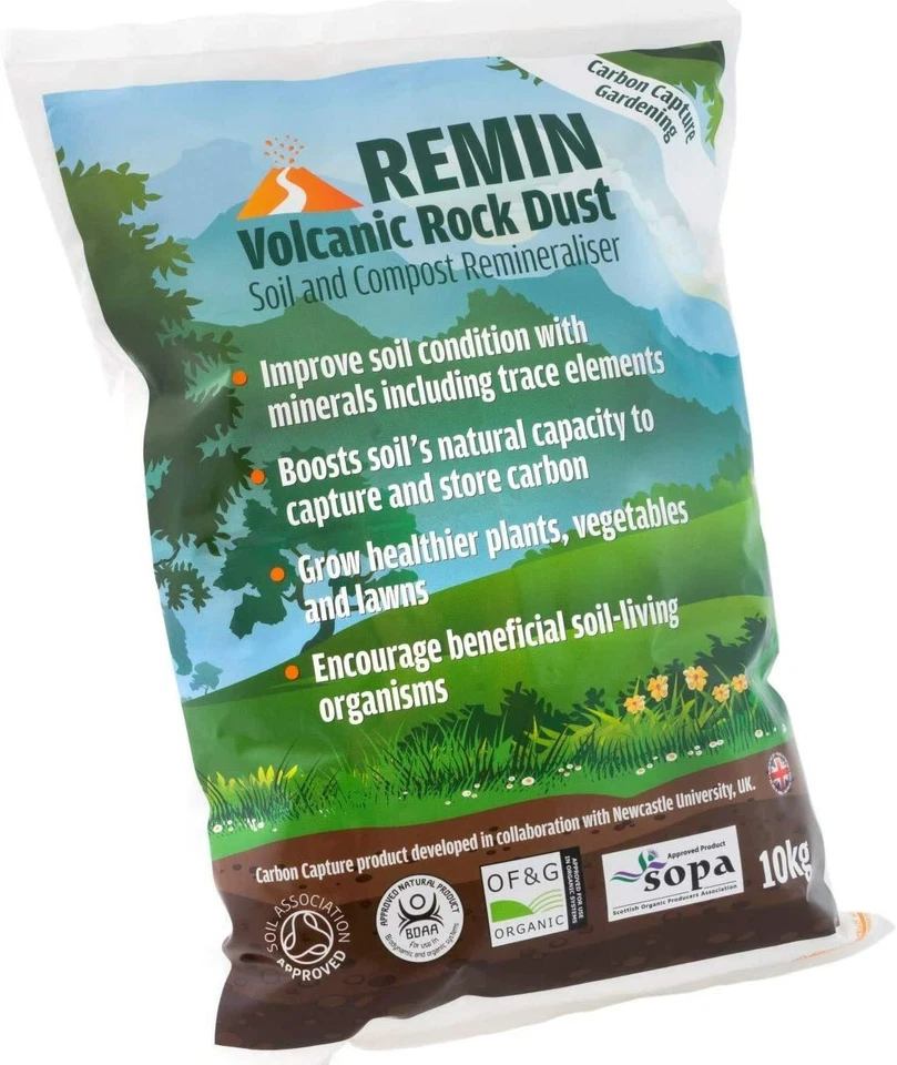 REMIN AGRALAN Volcanic Rock Dust 100% Natural & Organic Soil Fertiliser