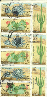 US 1981 20c Desert Plants Cactus Group of 9 | eBay