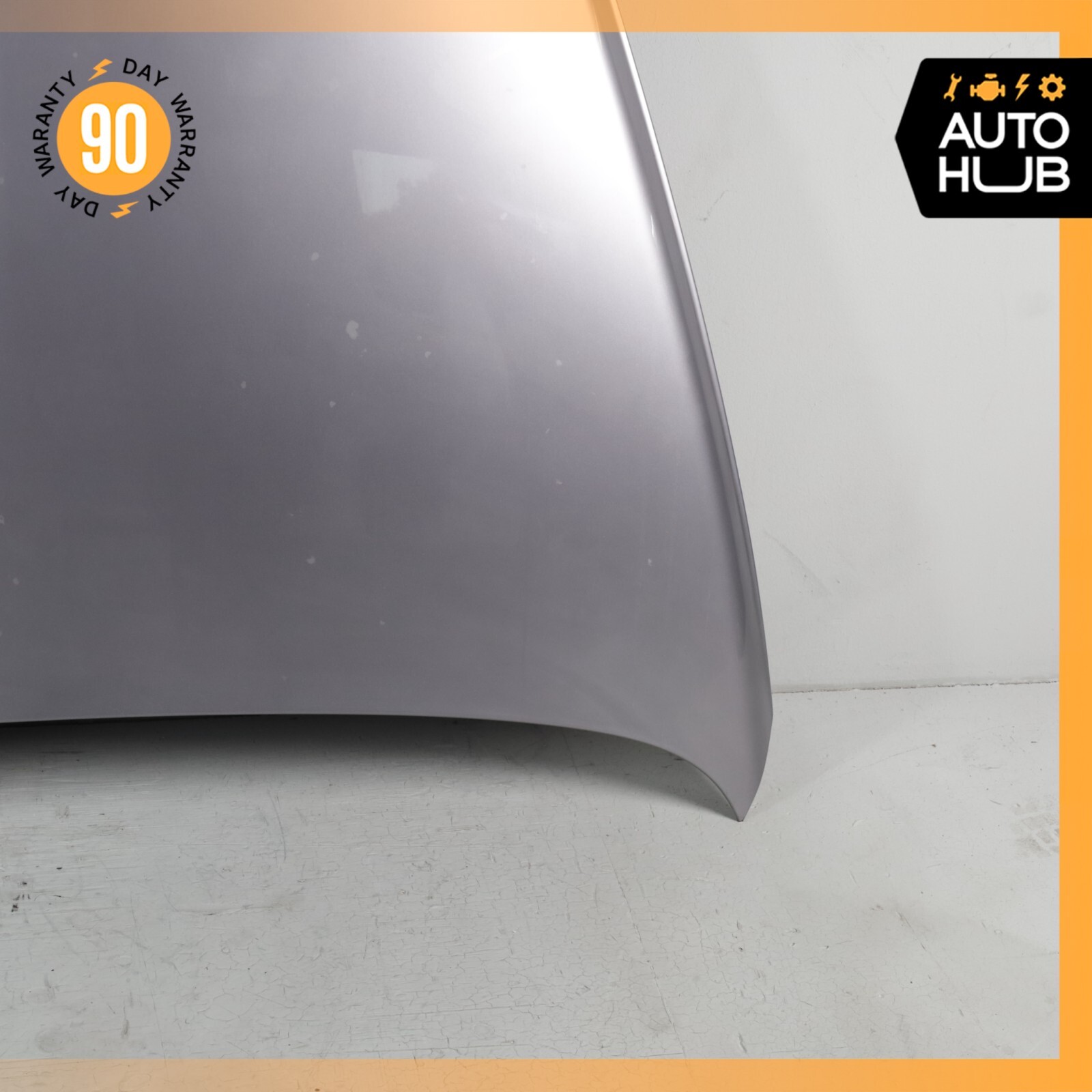 03-13 Bentley Continental GT GTC Hood Bonnet Cover Panel Assembly Silver OEM 73k