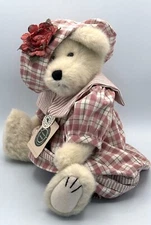 Boyds Bears Piper P. Plumbottom 15" Cream Jointed Poseable Plush Teddy w/Tags