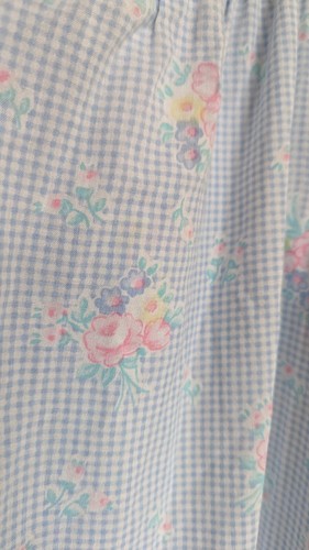 Enhancements Sleepwear Housecoat Women's Short Sleeve Snaps Pockets Blue Size M? - Picture 4 of 10