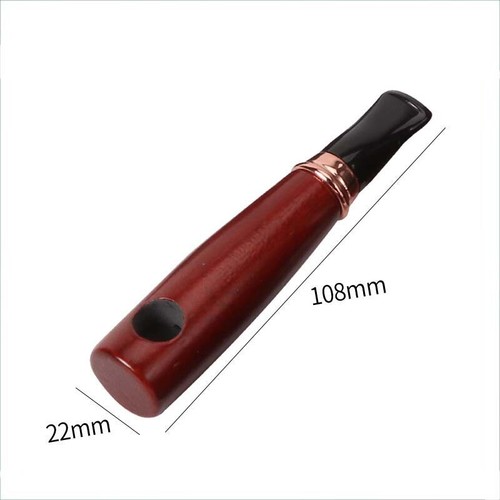 Creative 9mm Portable Solid Wood Mini Small Pipe Tobacco Cigarettes Pipes Gifts - Picture 6 of 8