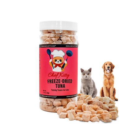 Chef Kitty Freeze Dried Tuna Cat and Dog Treats - 1.75 Ounce
