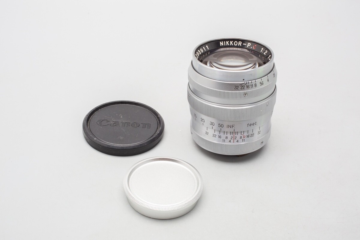 Nikon Nippon Nikkor 85mm f2 LTM Screw Mount Lens L39 M39