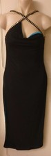 Ladies RONALD JOYCE DRESS Size 10 Black Evening Party Ball AFTER SIX Range