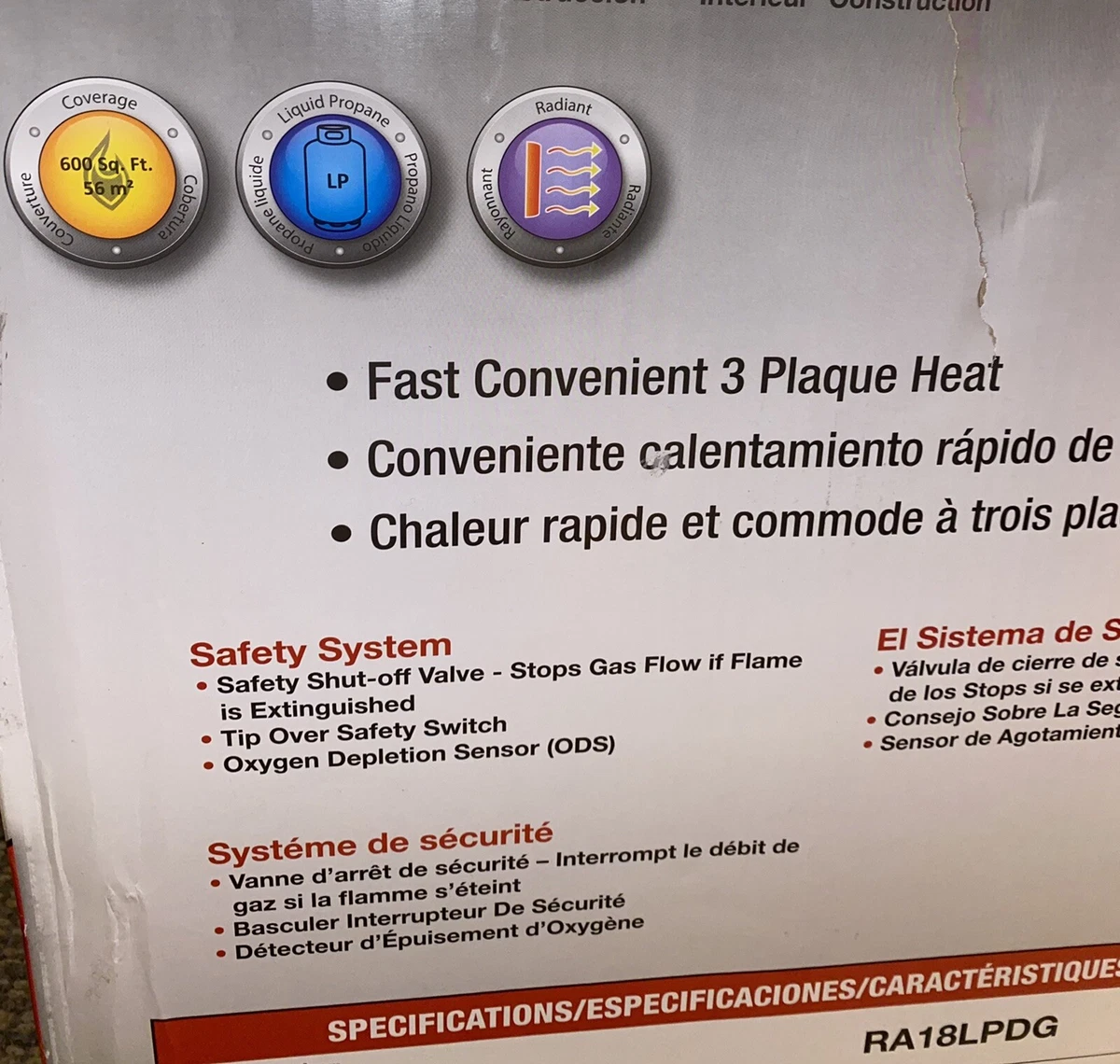 Dyna-Glo RA18LPDG 18,000 BTU Portable Rolling Propane Cabinet Heater 600sq  ft | eBay