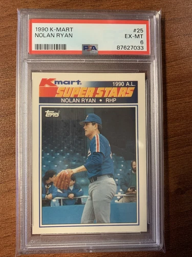 1990 Topps Kmart Superstars #25 Nolan Ryan PSA 6