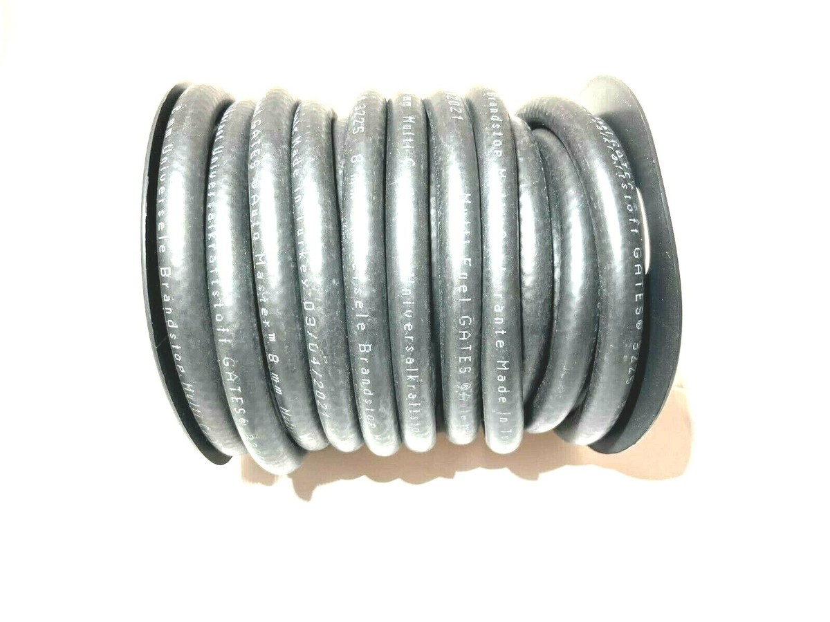 KIT TUBO UNIVERSALE BENZINA A DOPPIO STRATO NERO 10 MM PER MOTO - Foto 6