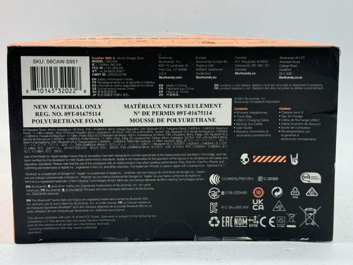 Skullcandy Crusher ANC 2 S6CAW-S951 Bluetooth Wireless