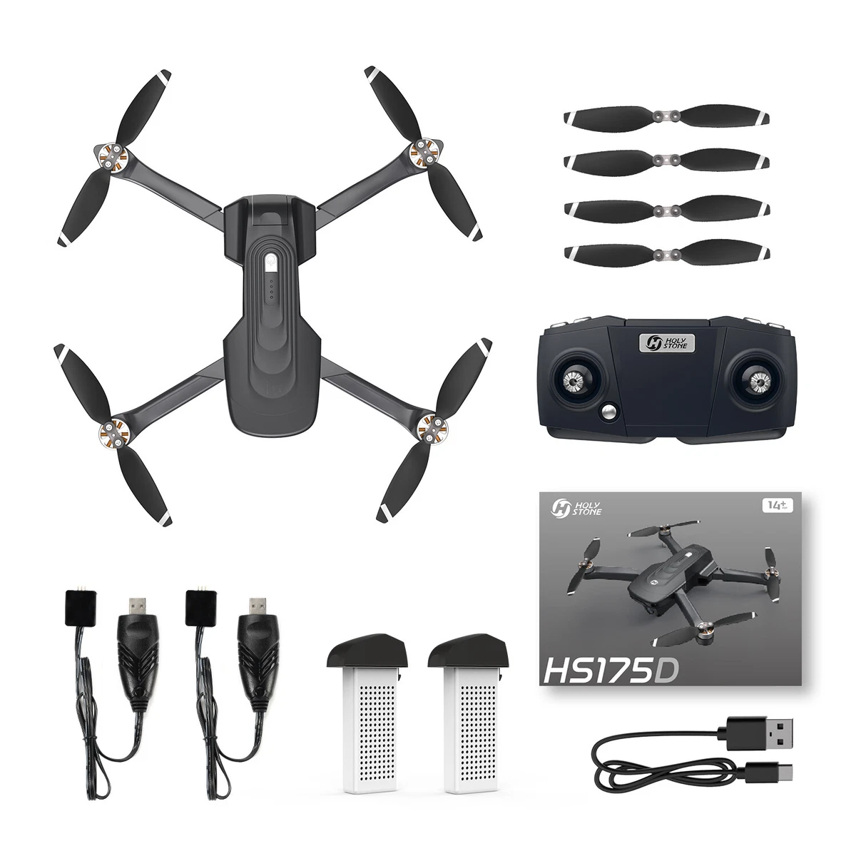 Holy Stone 175 with 4K HD 90 FOV Camera Long Flight Time