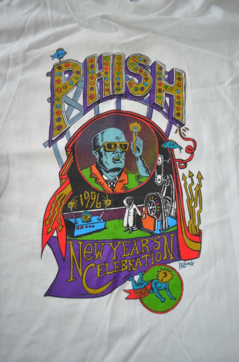 PHISH RARE 1995 NYE MSG POLLOCK T-SHIRT Orig OG NEVER WORN