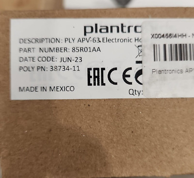 Open box Plantronics Electronic Hook Switch APV-63 38734-11 Cable