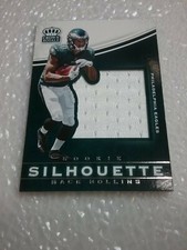 Mack Hollins Eagles 2017 Crown Royale Rookie Silhouette Player Worn RC #28