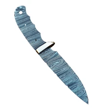 Handmade Damascus steel Fix Blade Hunting Skinner knife Blank Blade