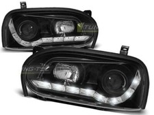 Scheinwerfer Paar VW Golf 3 91-97 daylight led schwarz