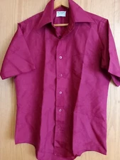 Vintage 1970s RICHMAN BROTHERS Disco Shirt! Tiger Pattern! Medium FLAWS READ