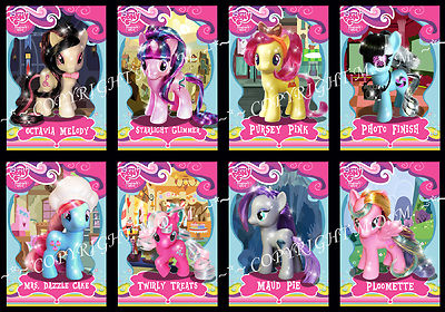 My Little Pony G4 Custom Brushable Collector's Cards *** PICK 8
