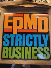 EPMD Strictly Business 12" Single Vinyl Fresh Records FRE-80123Y HIP HOP DJ 1988