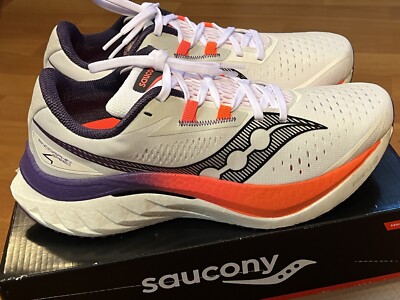 Saucony Endorphin Speed 4 White/ Orange/ Purple (S20940-129) 8.5