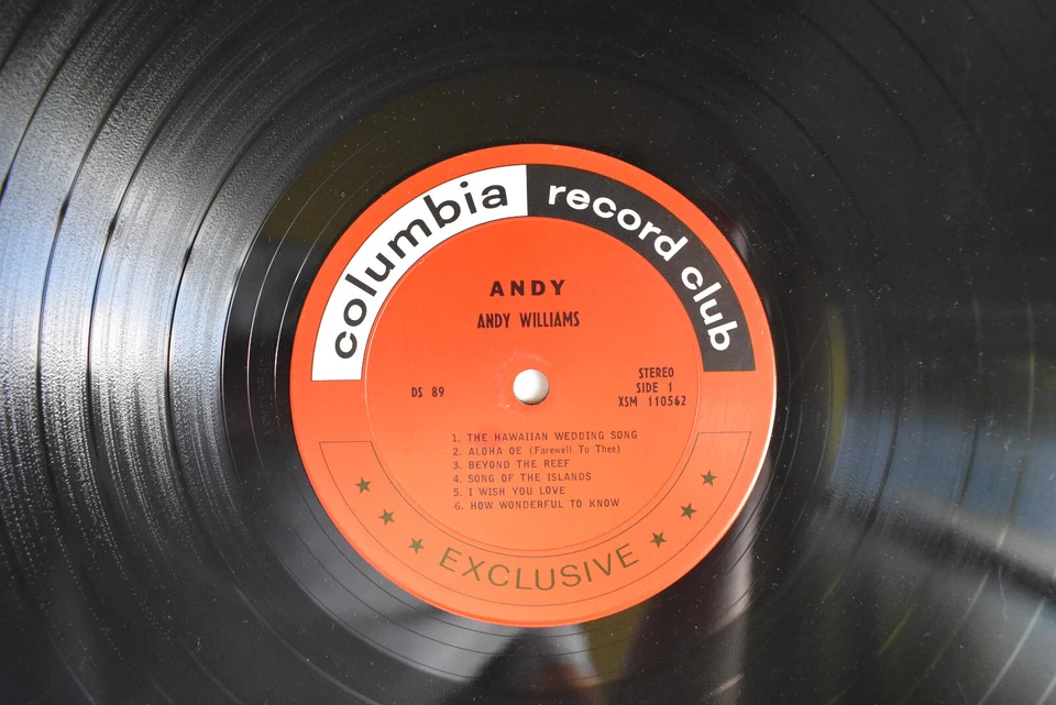 ANDY WILLIAMS SELF TITLED VINYL DOUBLE 2LP RECORD JAZZ EASY LISTENING 1970s - Image 4 of 4