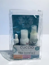 CUCCIO Yoga Essentials Try Me Kit Balancing Oil & Lotion & Yoga Mat Cleanser New